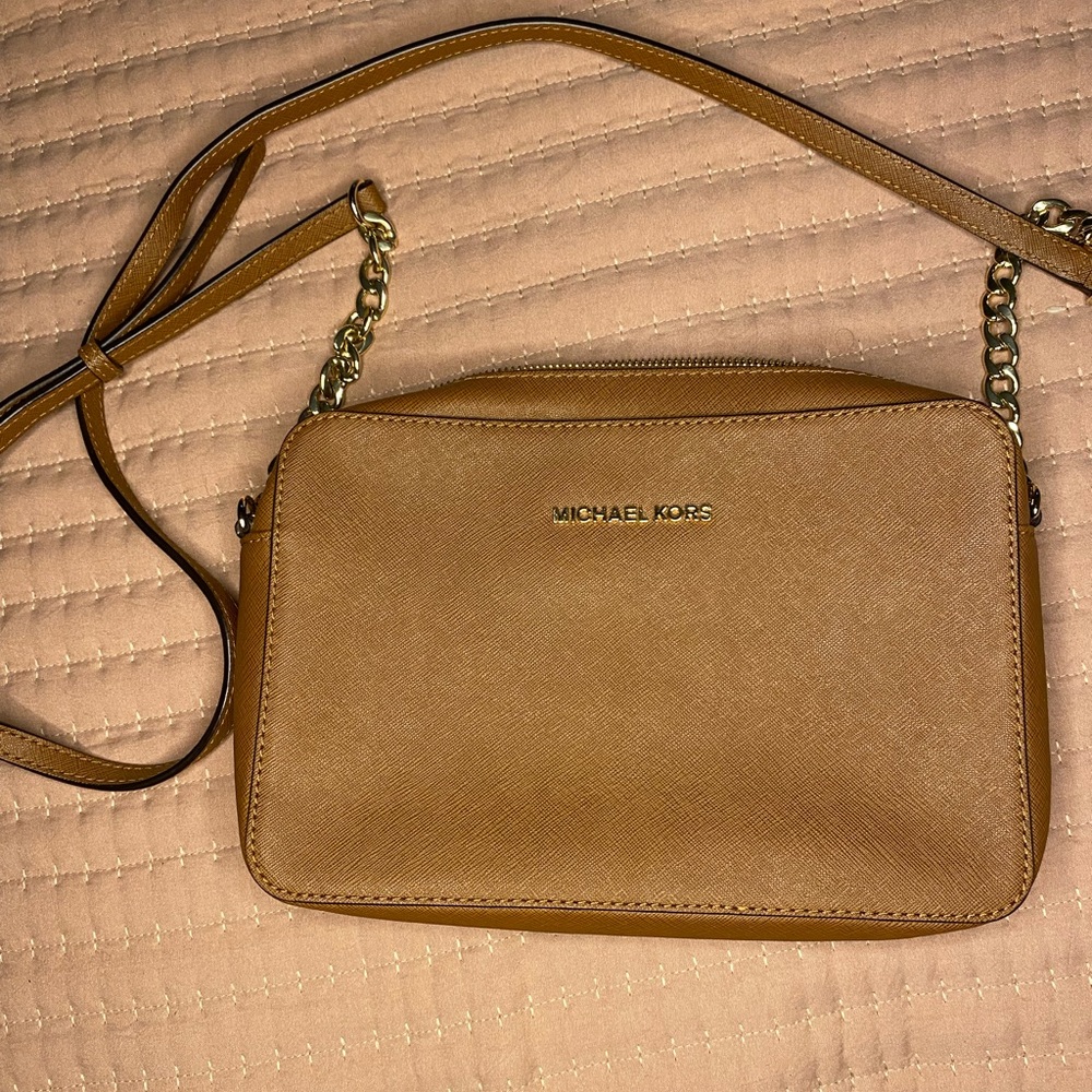 MICHAEL KORS LEATHER CROSSBODY